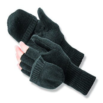 Insulated Convertible Mitten Glove. Thinsulate insulation. L