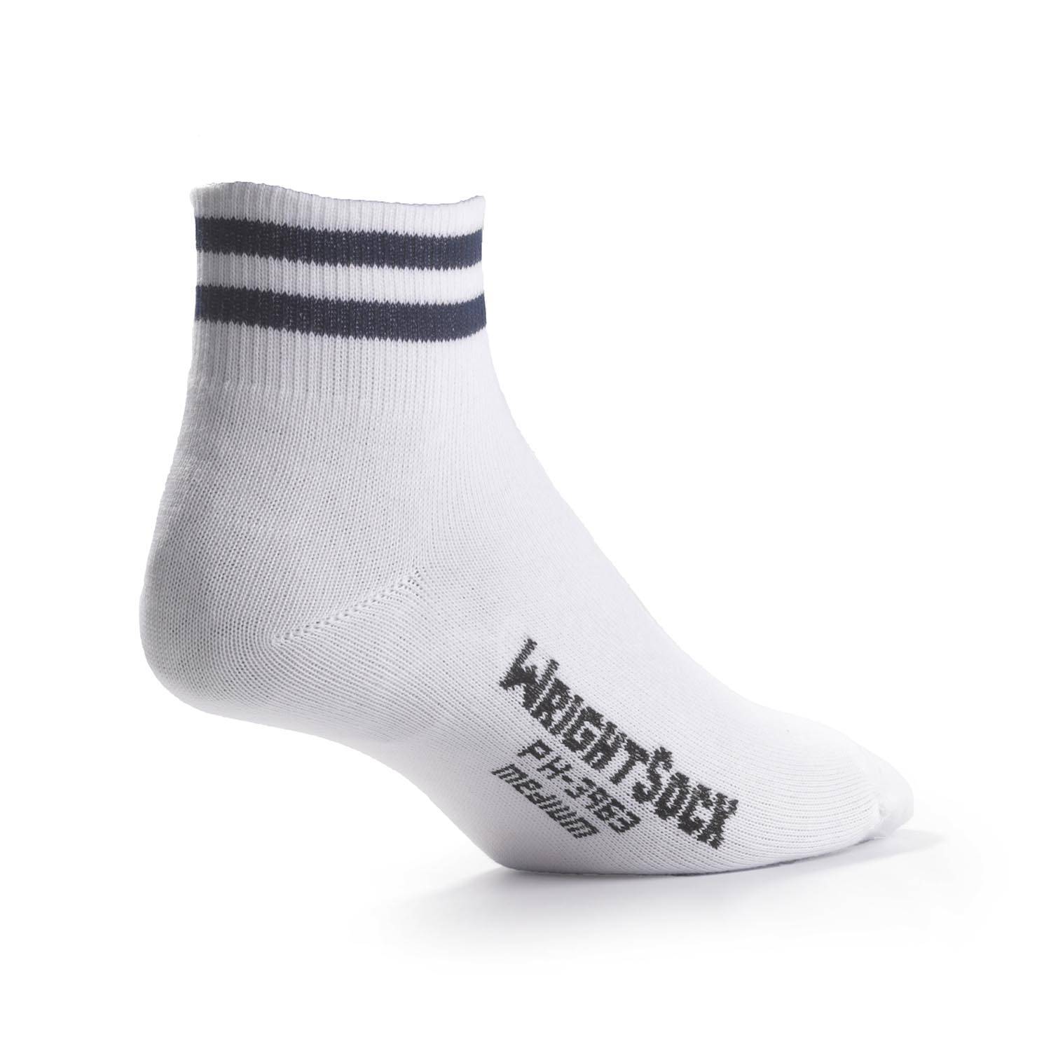 Wrightsock Midweight White Ankle - Large