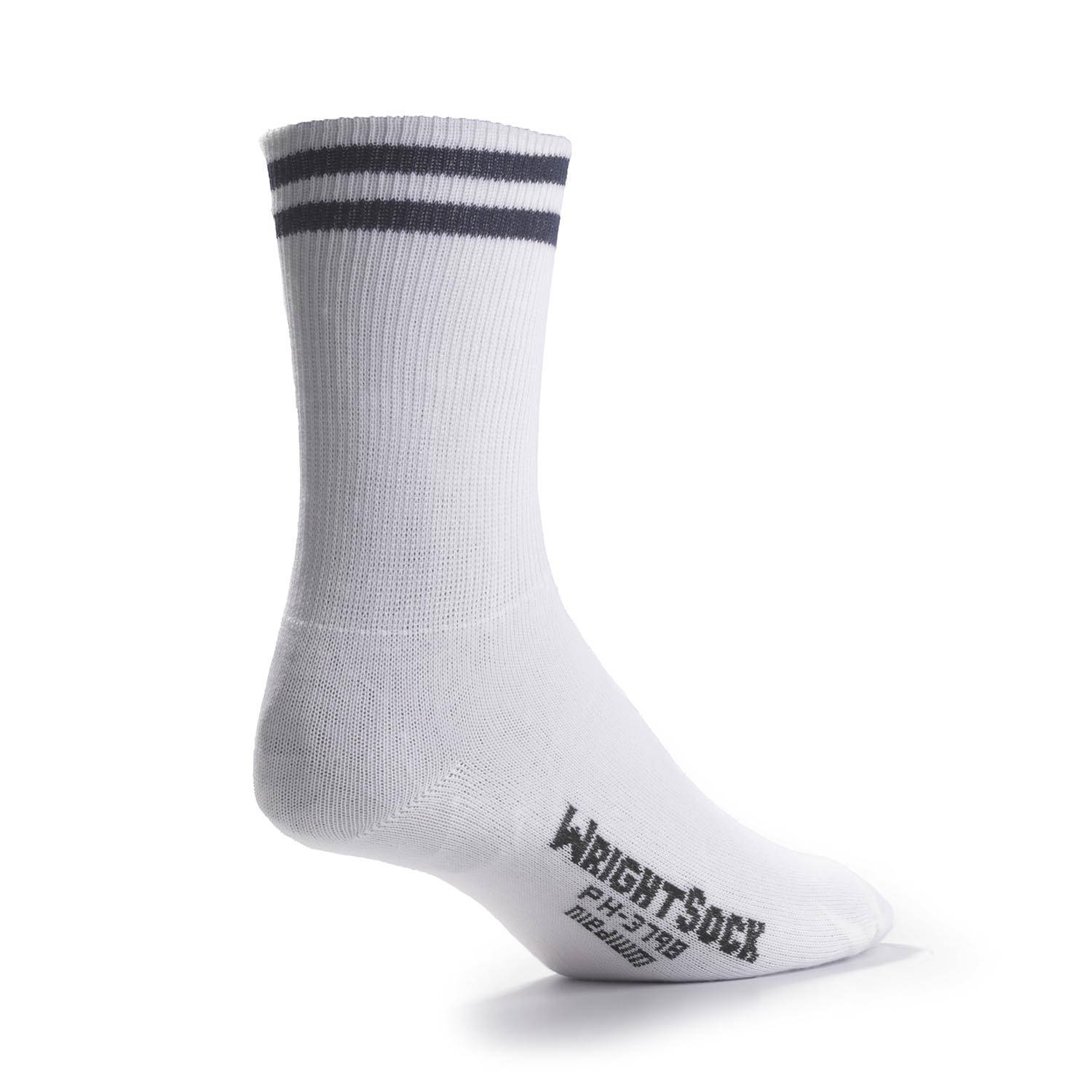 Wrightsock Midweight White Crew - Medium