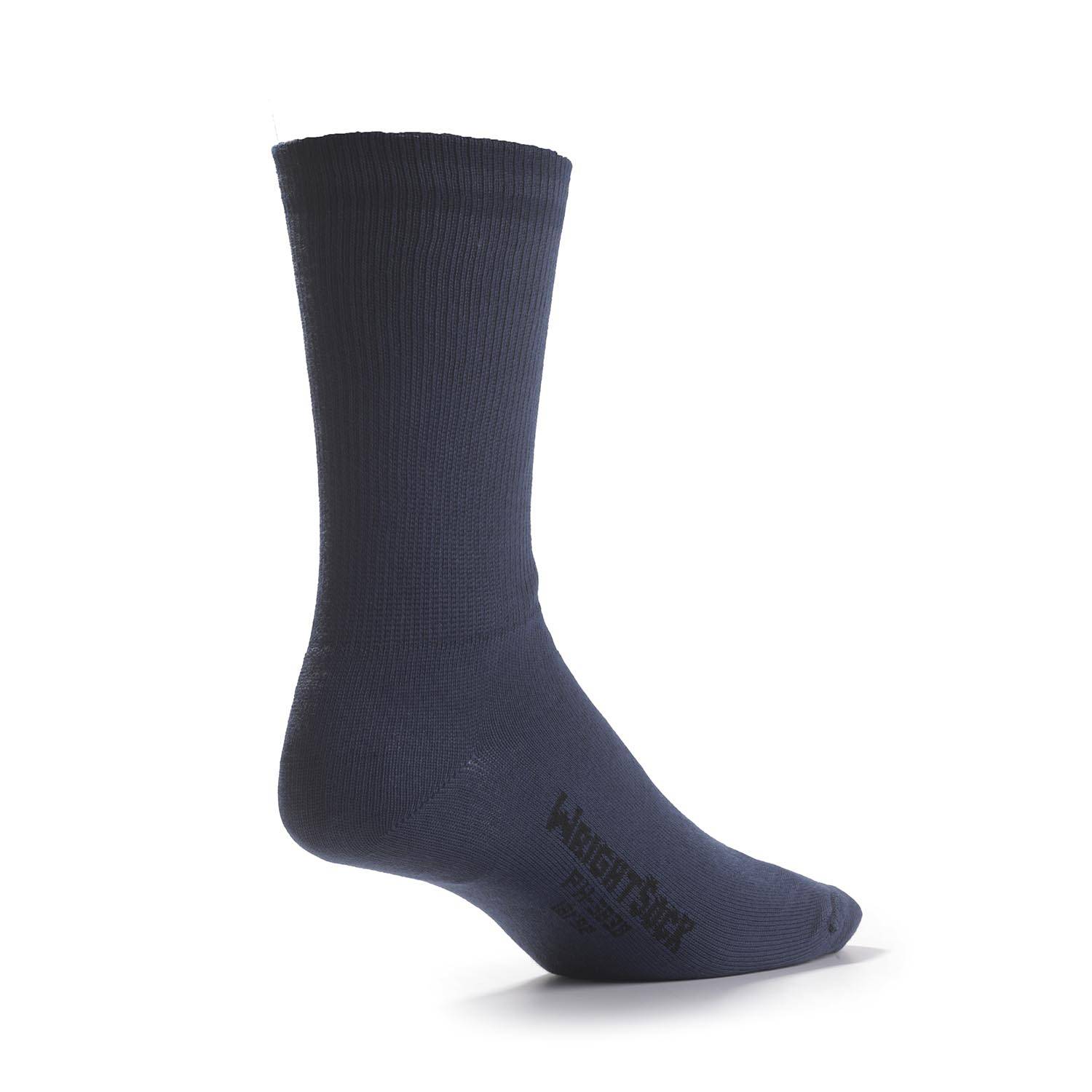 Wrightsock Midweight Blue Crew - Large