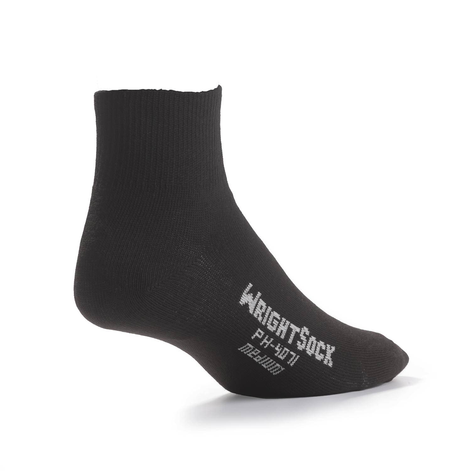 Wrightsock Midweight Black Ankle - Large