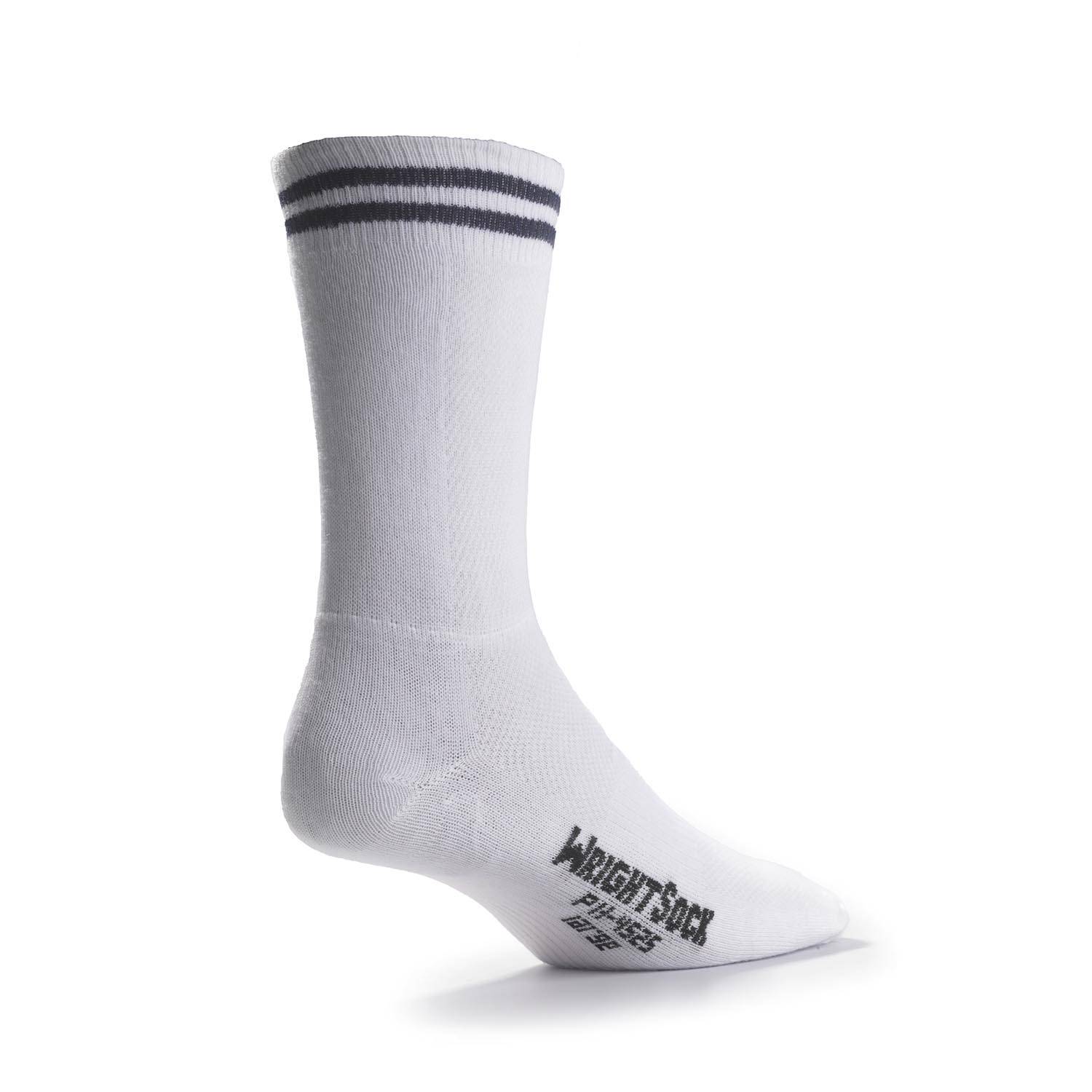 Wrightsock Lightweight White Crew - Medium