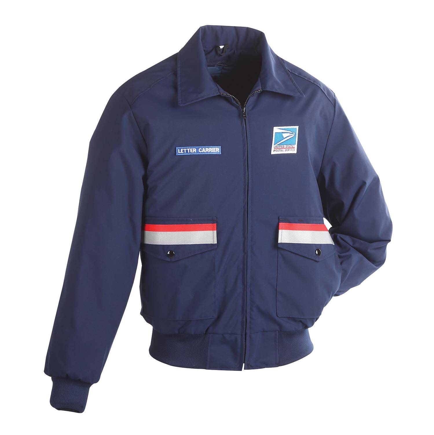 Postal Uniform Regulation Bomber Jacket with Zip-Out Liner